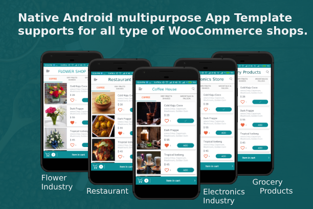 "Coffee House" Android Multipurpose application with Admin Panel and Driver App - 6