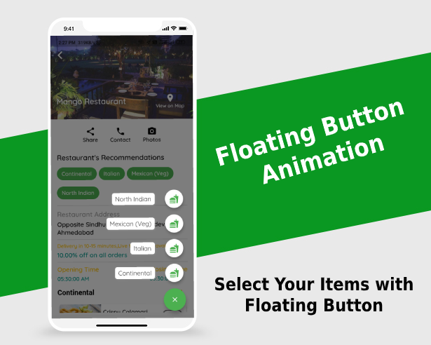 Floating Button Animations